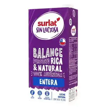 Santa Isabel Leche entera sin lactosa 1 l oferta