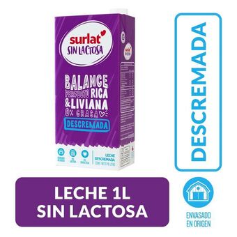 Santa Isabel Leche descremada sin lactosa 1 l oferta