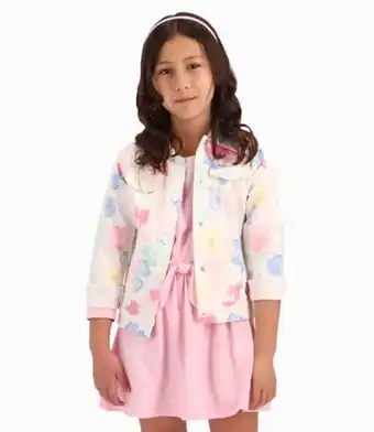 Limonada Chaqueta estampada niña algodón blanco 4 kids oferta