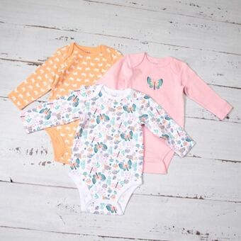 Falabella Body pack de 3 unidades bebé niña algodón oferta