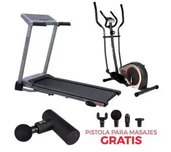 Oxford Bikes Pack trotadora y eliptica + pistola masajeadora oferta