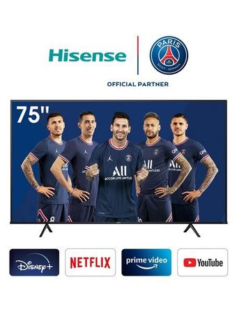 Paris Led smart tv 75" uhd 4k 75a6h oferta