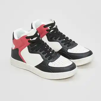 Corona Zapatilla hombre caña alta rojo oferta
