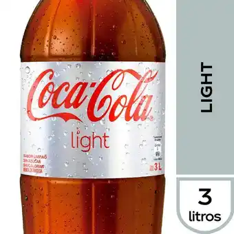 Santa Isabel Bebida coca-cola light 3 l oferta