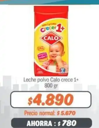 Mayorista 10 Leche Polvo Calo Crece 1+ 800g oferta