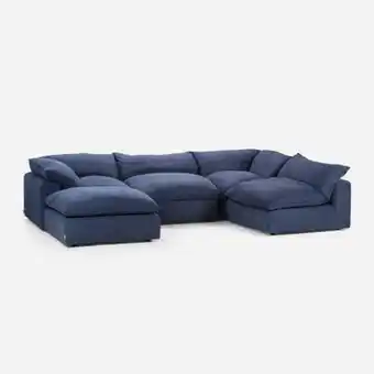 Rosen Sofá seccional shanklin tela 5 piezas oferta