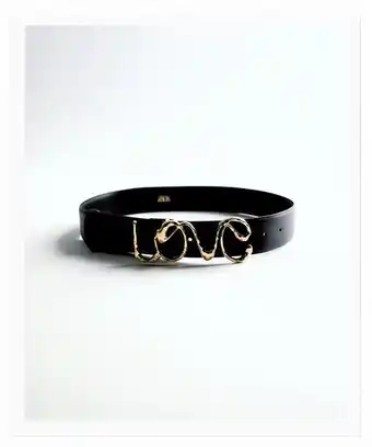 Zara Cinturón love oferta
