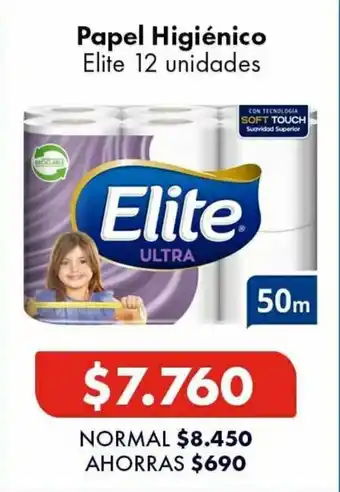 Super Bodega a Cuenta Elite Papel Higiénico 12 unidades oferta