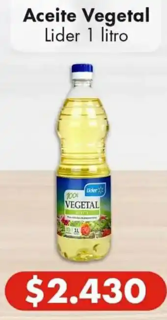 Super Bodega a Cuenta Lider Aceite Vegetal 1 Litro oferta