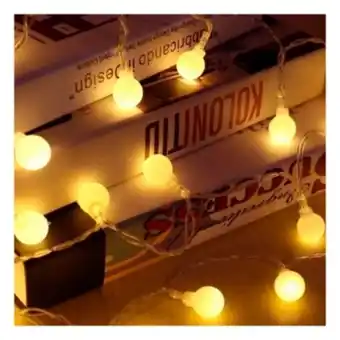 Falabella Luces guirnalda 30 led hadas 4m pilas calido welife oferta
