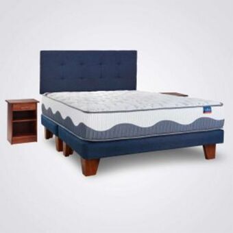 Colchones Celta Cama europea intense 2 plazas x 2 m base dividida + set cádiz blue oferta