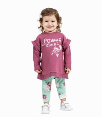 Limonada Conjunto con vuelos y flores bebé niña algodón dahlia limonada oferta