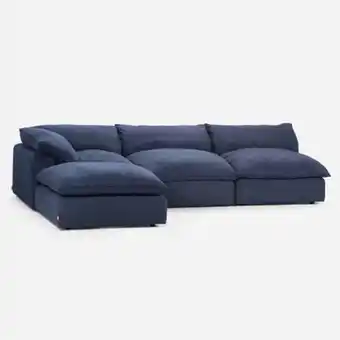 Rosen Sofá seccional shanklin tela 4 piezas oferta