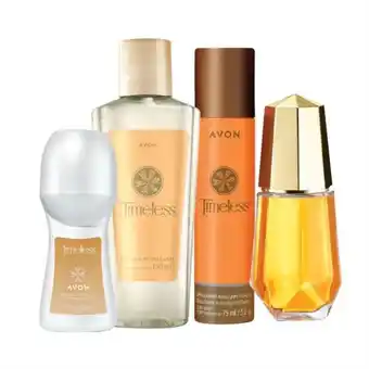 Avon Pack timeless perfume + desodorantes oferta