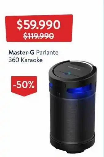 Lider Master-G Parlante 360 Karaoke oferta