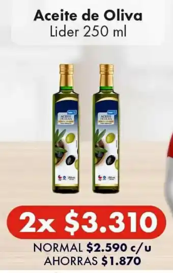 Super Bodega a Cuenta Aceite de Oliva Lider 250 ml oferta