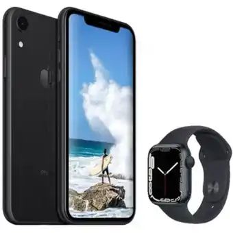 Linio Apple iphone xr 64gb - negro + smartwat... oferta