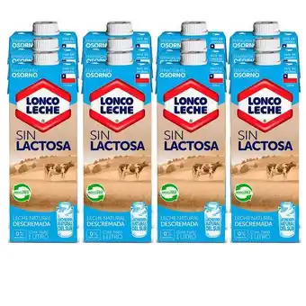 Santa Isabel Pack 12 un. leche descremada sin lactosa 1 l oferta
