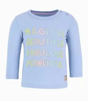 Limonada Polera con glitter bebé niña celeste 4 kids oferta