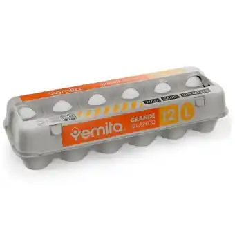 Santa Isabel Huevos blancos grandes 12 un. oferta