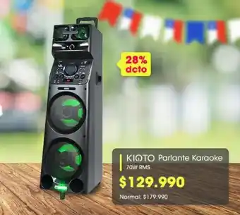 Abcdin Kioto Parlante Karaoke 70W RMS oferta