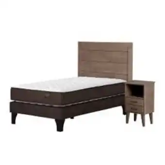 Abcdin Cama europea rosen 1,5 plazas ergo t + set muebles sicilia oferta