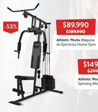 Athletic works home gym sale