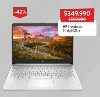 Lider HP Notebook 14-DQ2025LA oferta