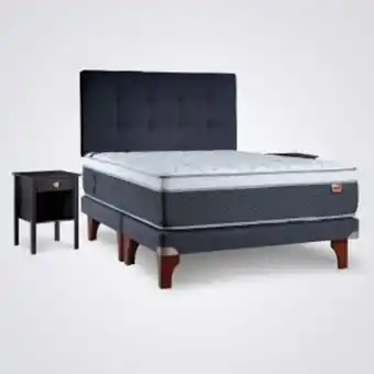 Colchones Celta Cama europea everest súper king + set aragón black oferta