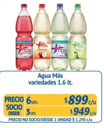 Alvi Agua Mas variedades 1.6 lt oferta