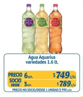 Alvi Aquarius Agua variedades 1.6 lt oferta