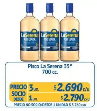 Alvi La Serena 35° Pisco 700 cc oferta