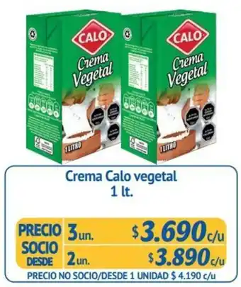 Alvi Calo Crema vegetal 1lt oferta