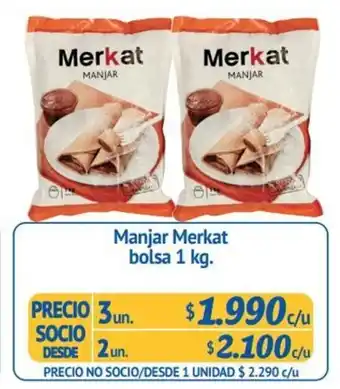 Alvi Merkat Manjar bolsa 1 kg oferta