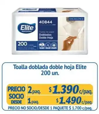 Alvi Elite Toalla doblada doble hoja 200 un oferta