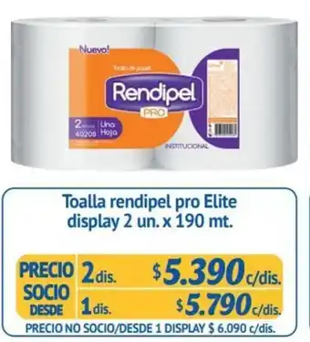 Alvi Elite Toalla rendipel pro display 2 un x 190 mt oferta