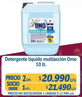Alvi Omo Detergente liquido multiaccion 10 lt oferta