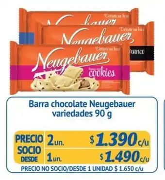 Alvi Neugebauer barra chocolate variedades 90g oferta