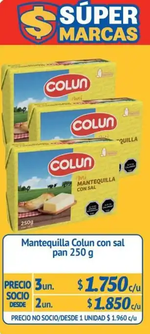 Alvi Colun Mantequilla con sal pan 250g oferta