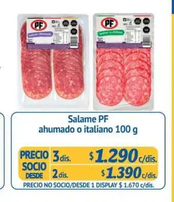 Alvi PF Salame ahumado o italiano 100g oferta