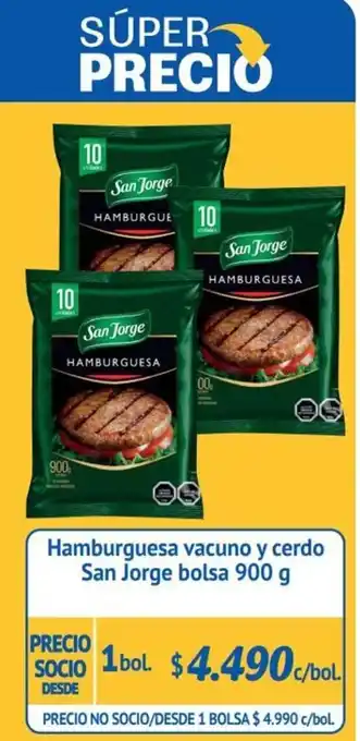 Alvi San Jorge Hamburguesa vacuno y cerdo bolsa 900g oferta