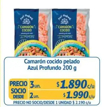 Alvi Azul Profundo Camaron cocido pelado 200g oferta