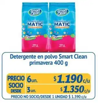 Alvi Smart Clean Detergente en polvo primavera 400g oferta