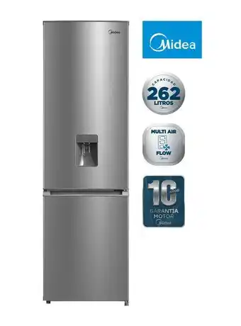 Paris Refrigerador midea no frost 262 litros mrfi-2760s349rw oferta