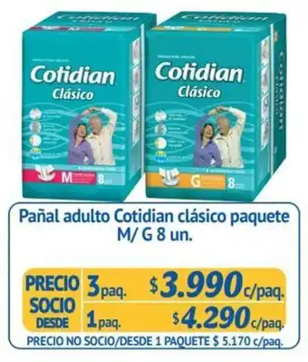 Alvi Cotidian Pañal adulto clasico paquete M / G 8 un oferta