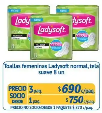 Alvi Ladysoft toallas femeninas normal, tela suave 8 un oferta