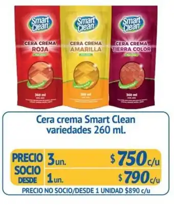 Alvi Smart Clean Cera crema variedades 260 ml oferta