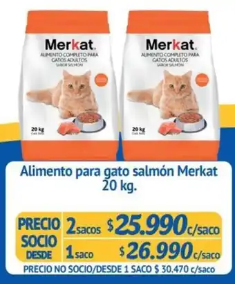 Alvi Merkat Alimento para gato salmon 20 kg oferta