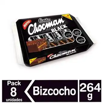 Santa Isabel Pack bizcocho chocman black 264 g oferta