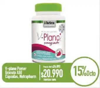 Farmacias KNOP V-Plano Pomegrante x 60 cápsulas Nutrapharm oferta